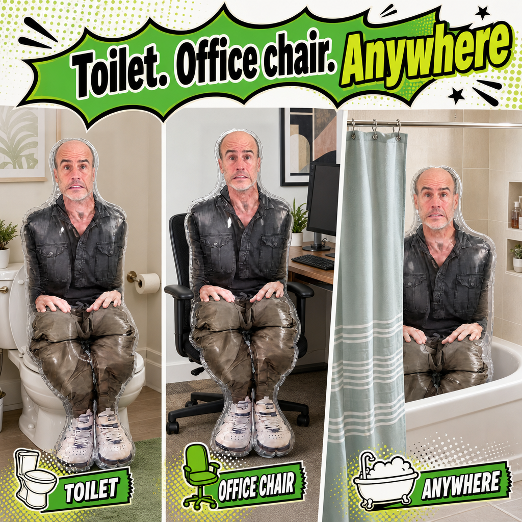 Inflatable Squatting Andy