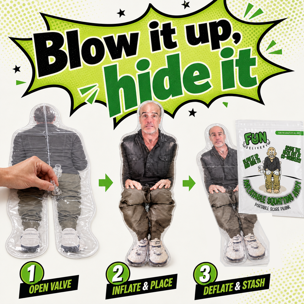 Inflatable Squatting Andy