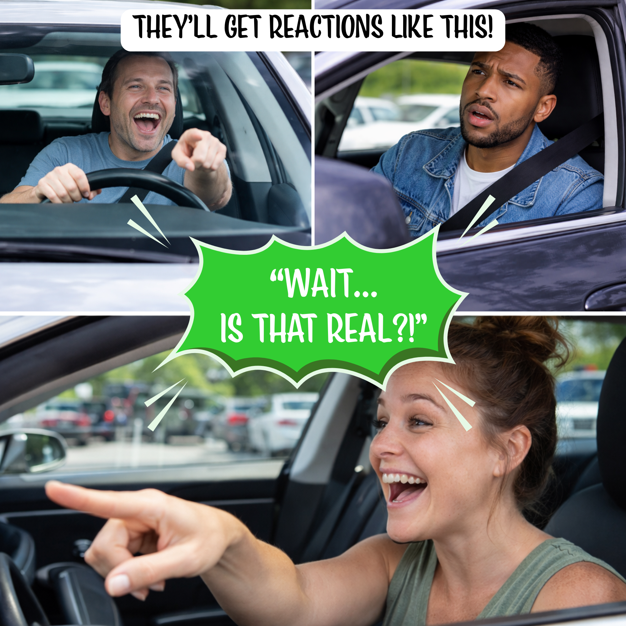 Full Moon Car Window Cling