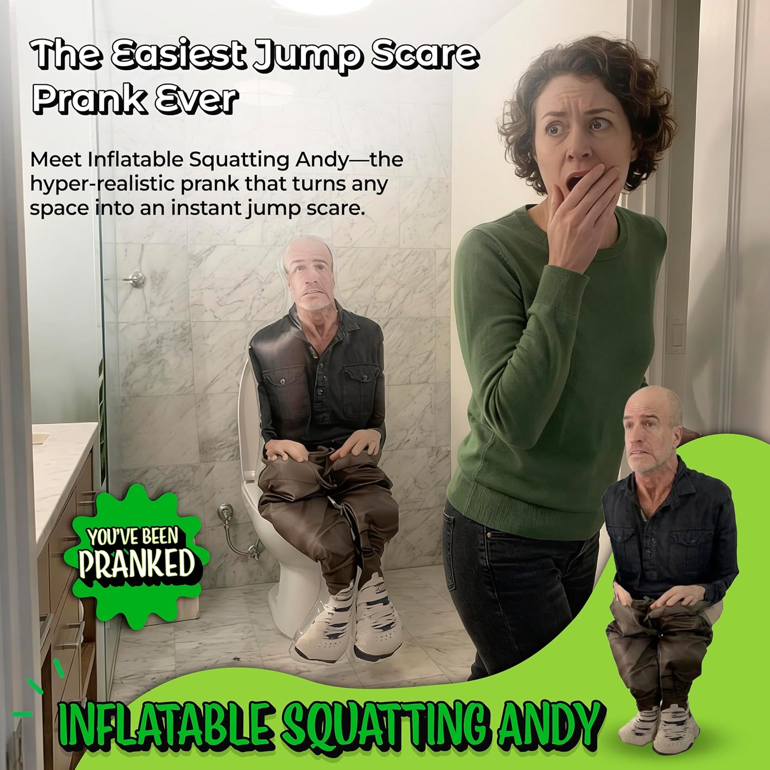 Inflatable Squatting Andy