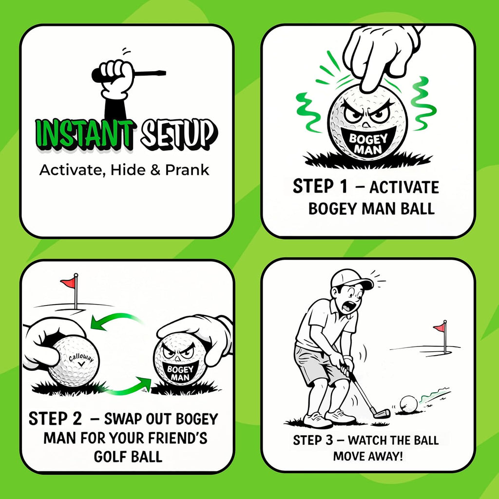Bogey Man Golf Ball