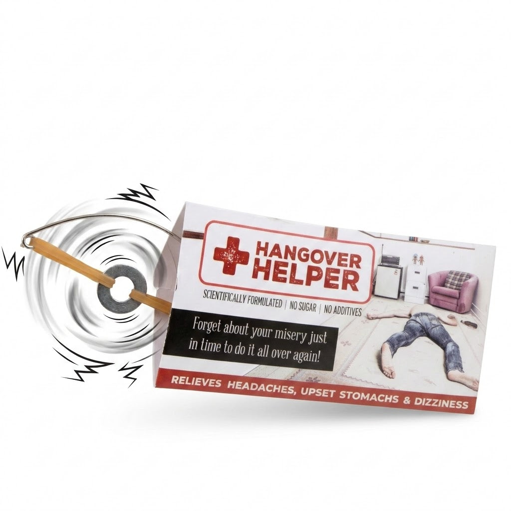 Hangover Helper jump scare prank envelope