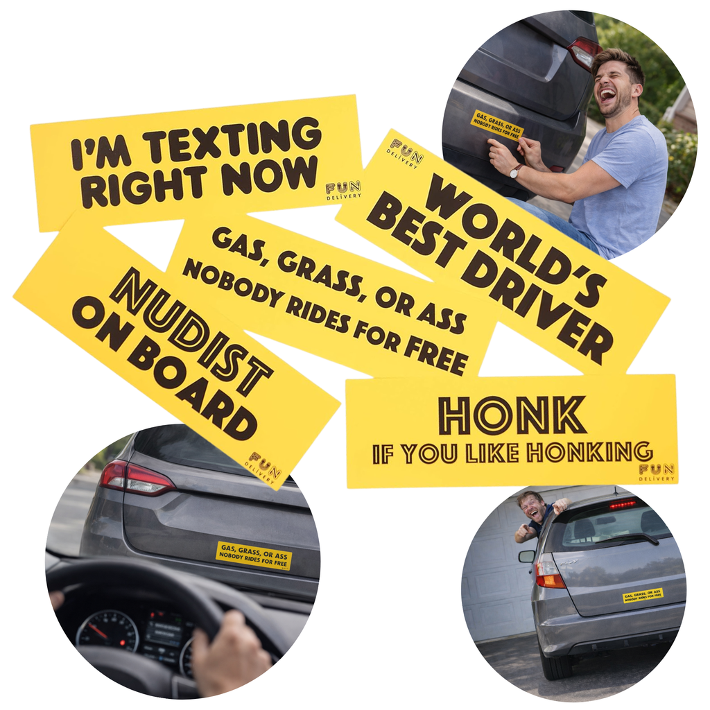 Prank Bumper Stickers