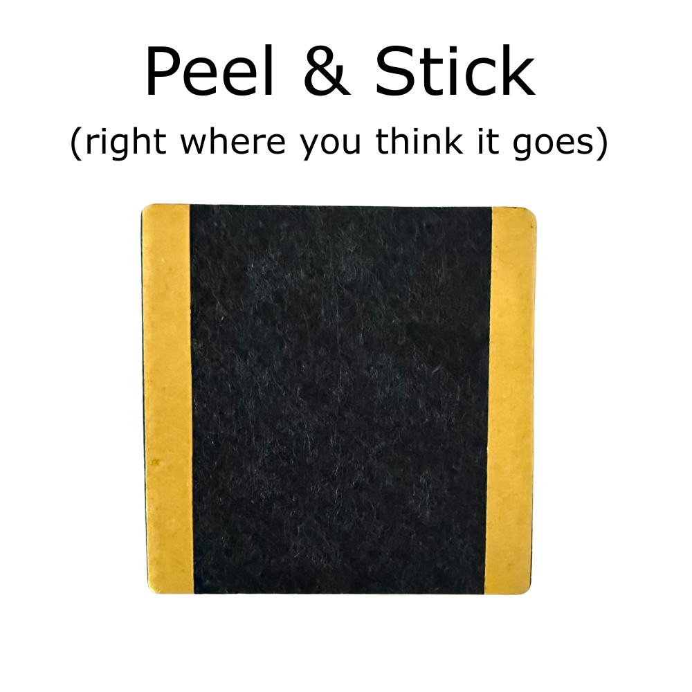 Subtle Butt disposable pad peel and stick instructions