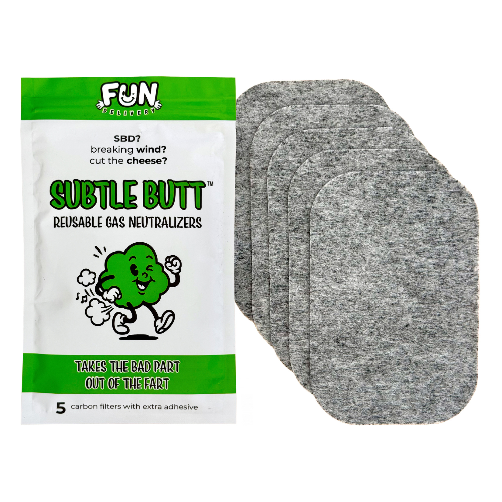 Subtle Butt Reusable Gas Neutralizers 5 Pack