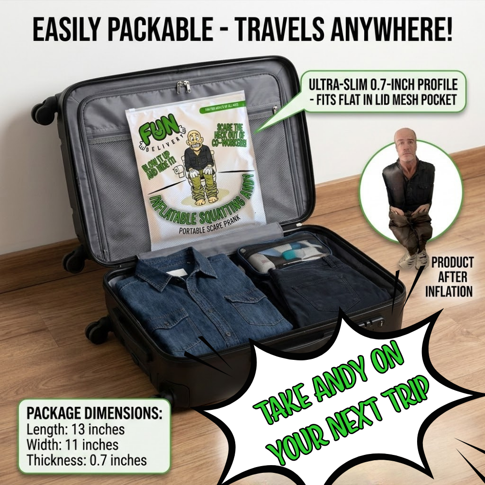 Inflatable Squatting Andy