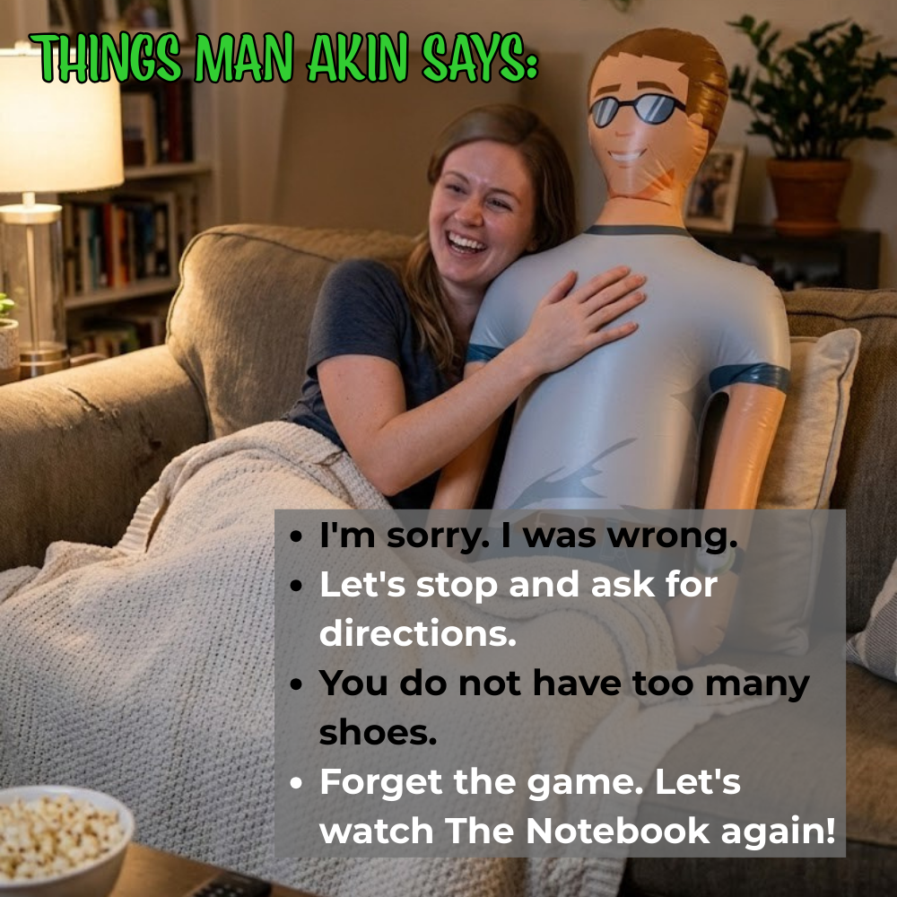 Man Akin always says the perfect thing at the right time