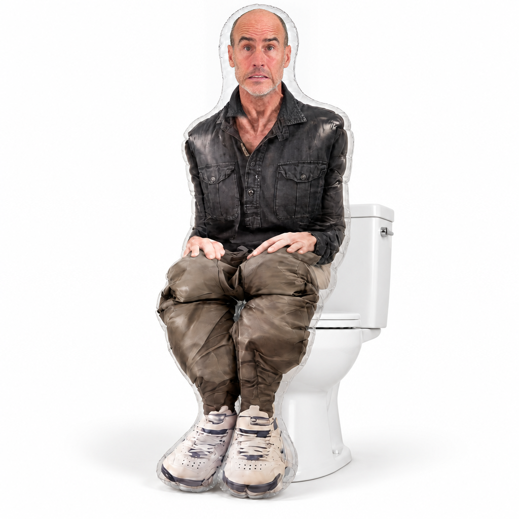 Inflatable Squatting Andy