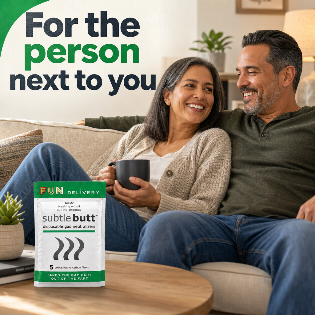 Subtle Butt: Disposable Gas Neutralizers
