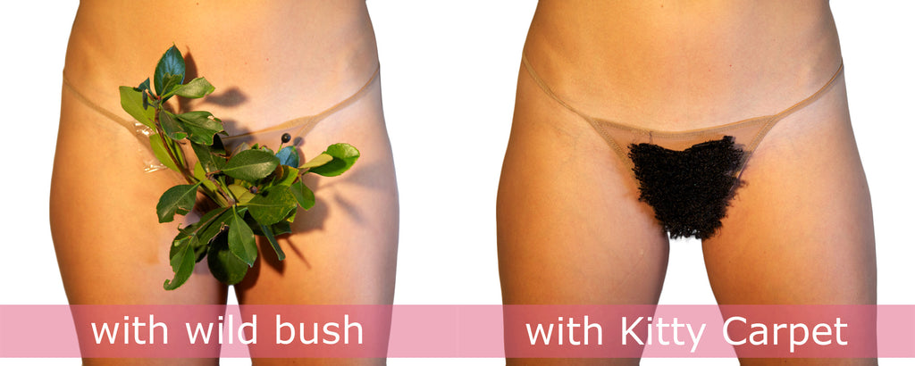 Kitty Carpet novelty faux fur merkin lifestyle example