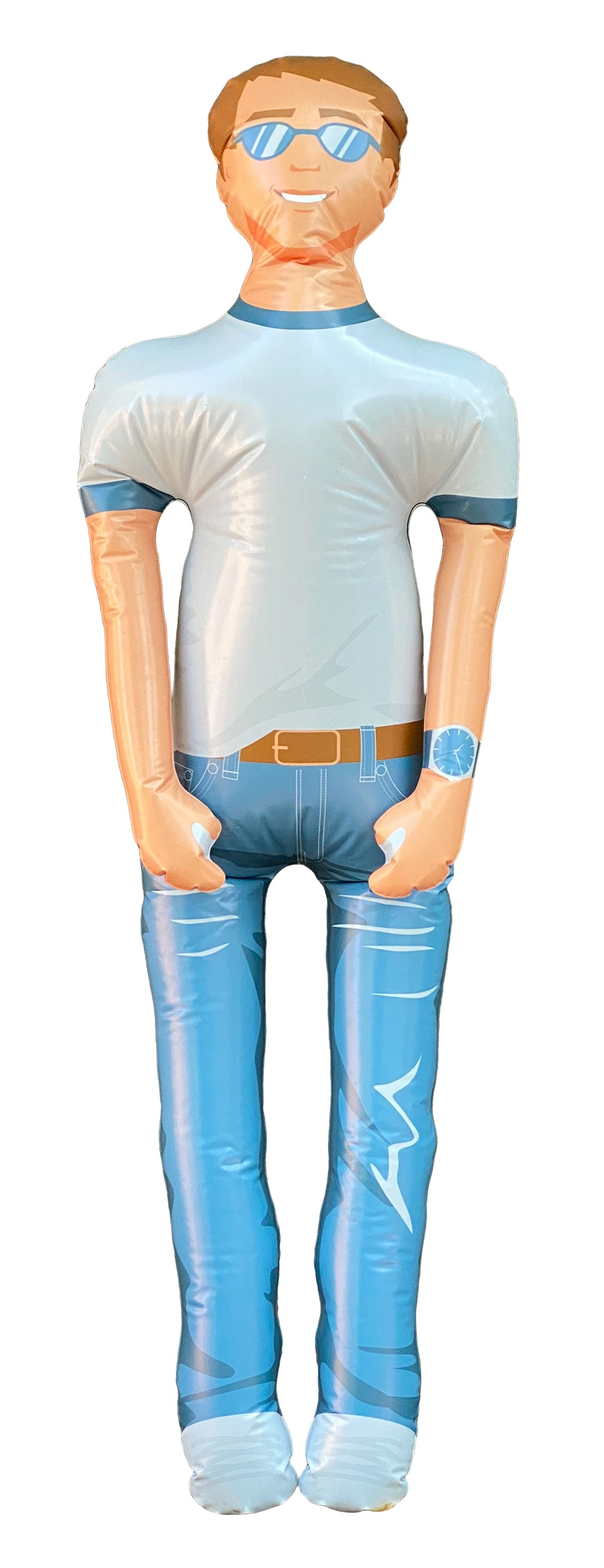 Man Akin 6 foot inflatable talking novelty doll
